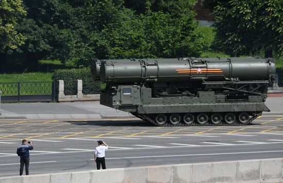 Генеральная репетиция парада Победы в Москве