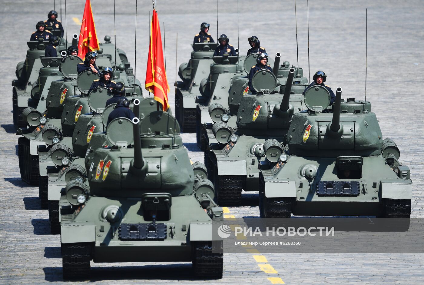 Генеральная репетиция парада Победы в Москве