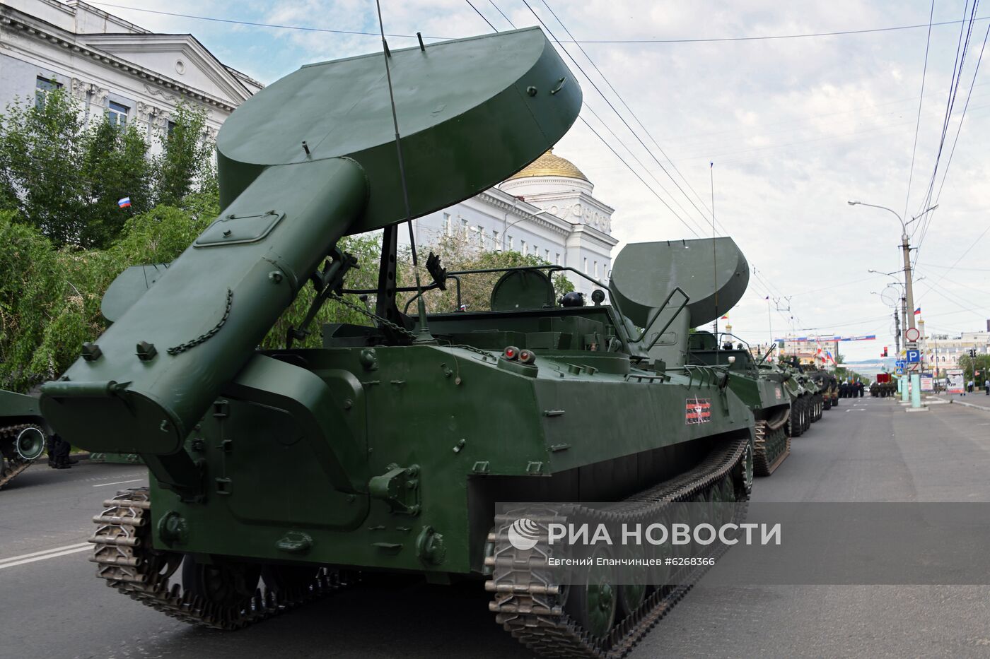 Генеральная репетиция парада Победы в городах России