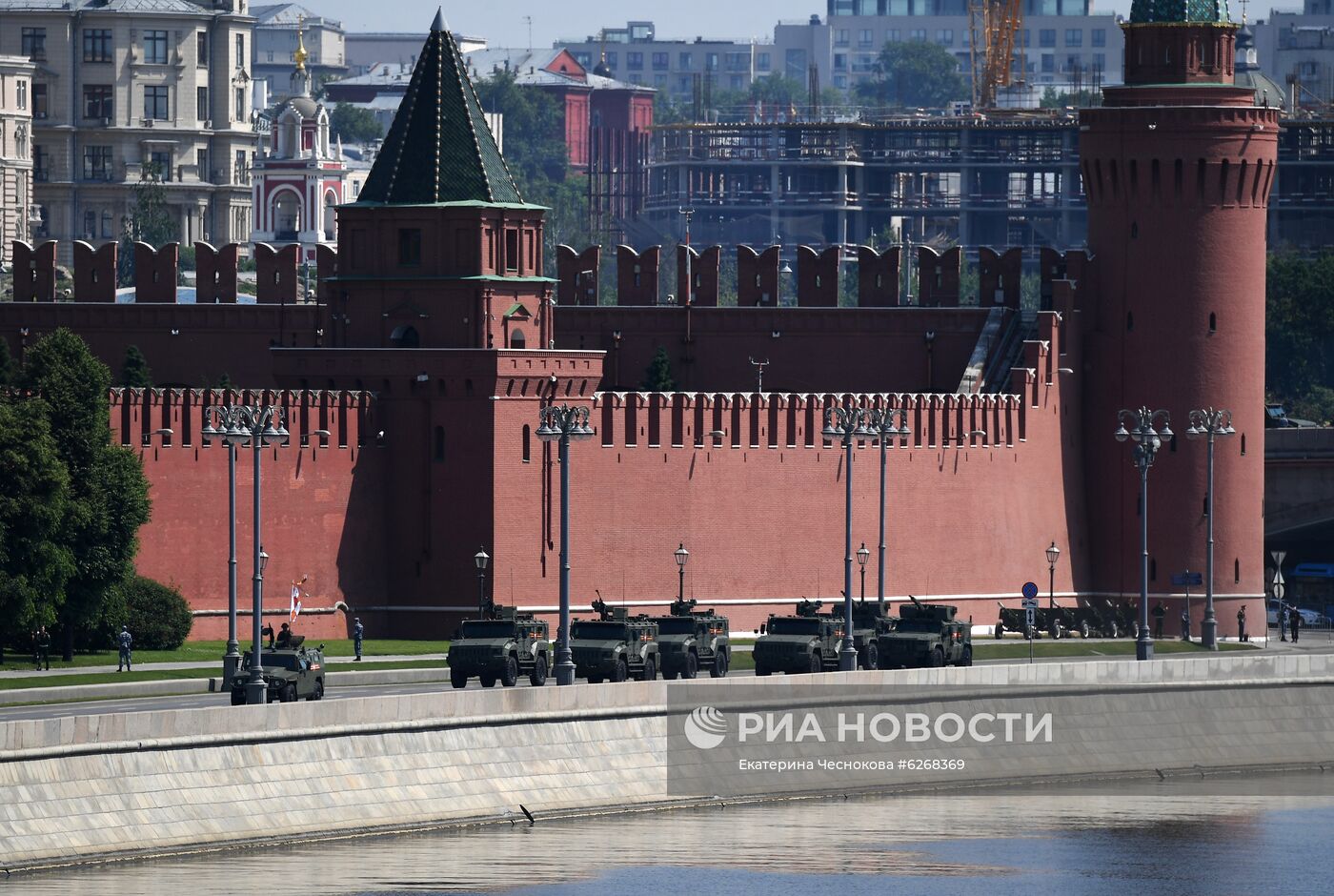 Генеральная репетиция парада Победы в Москве