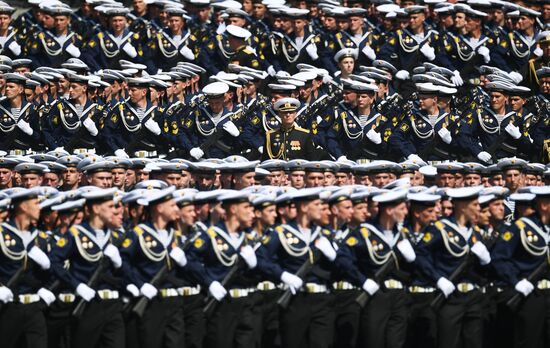 Генеральная репетиция парада Победы в Москве