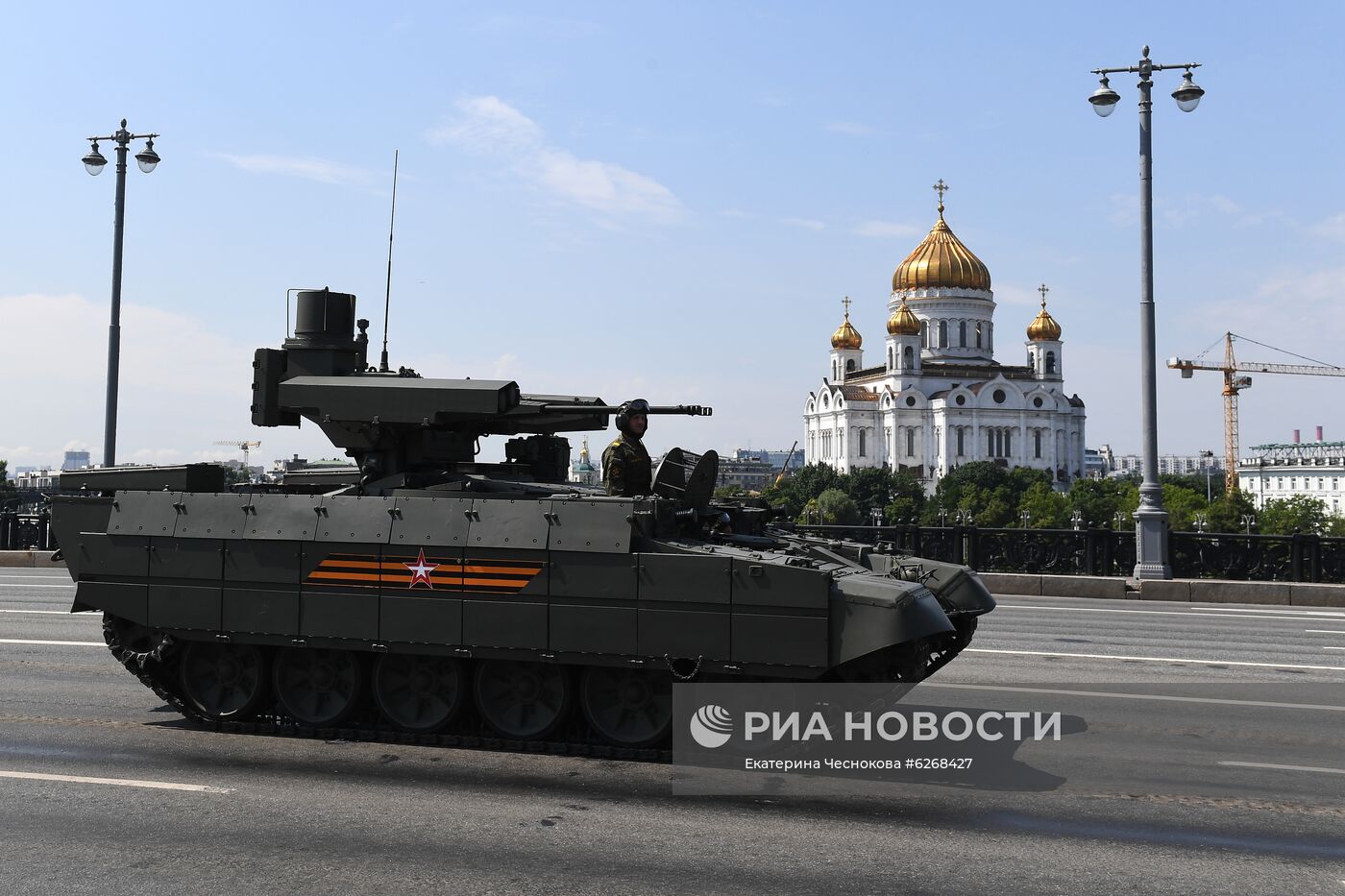 Генеральная репетиция парада Победы в Москве