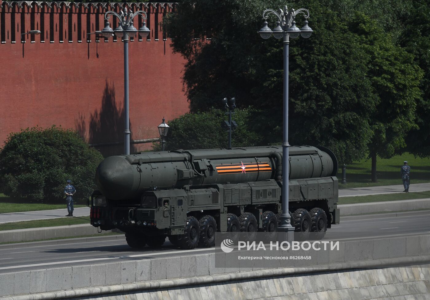 Генеральная репетиция парада Победы в Москве