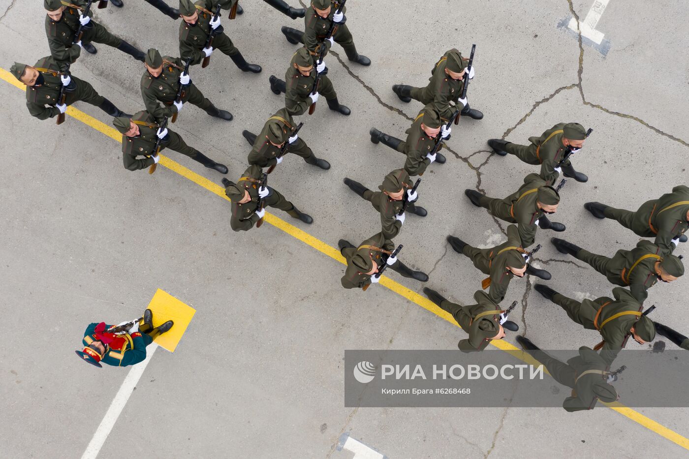 Генеральная репетиция парада Победы в городах России