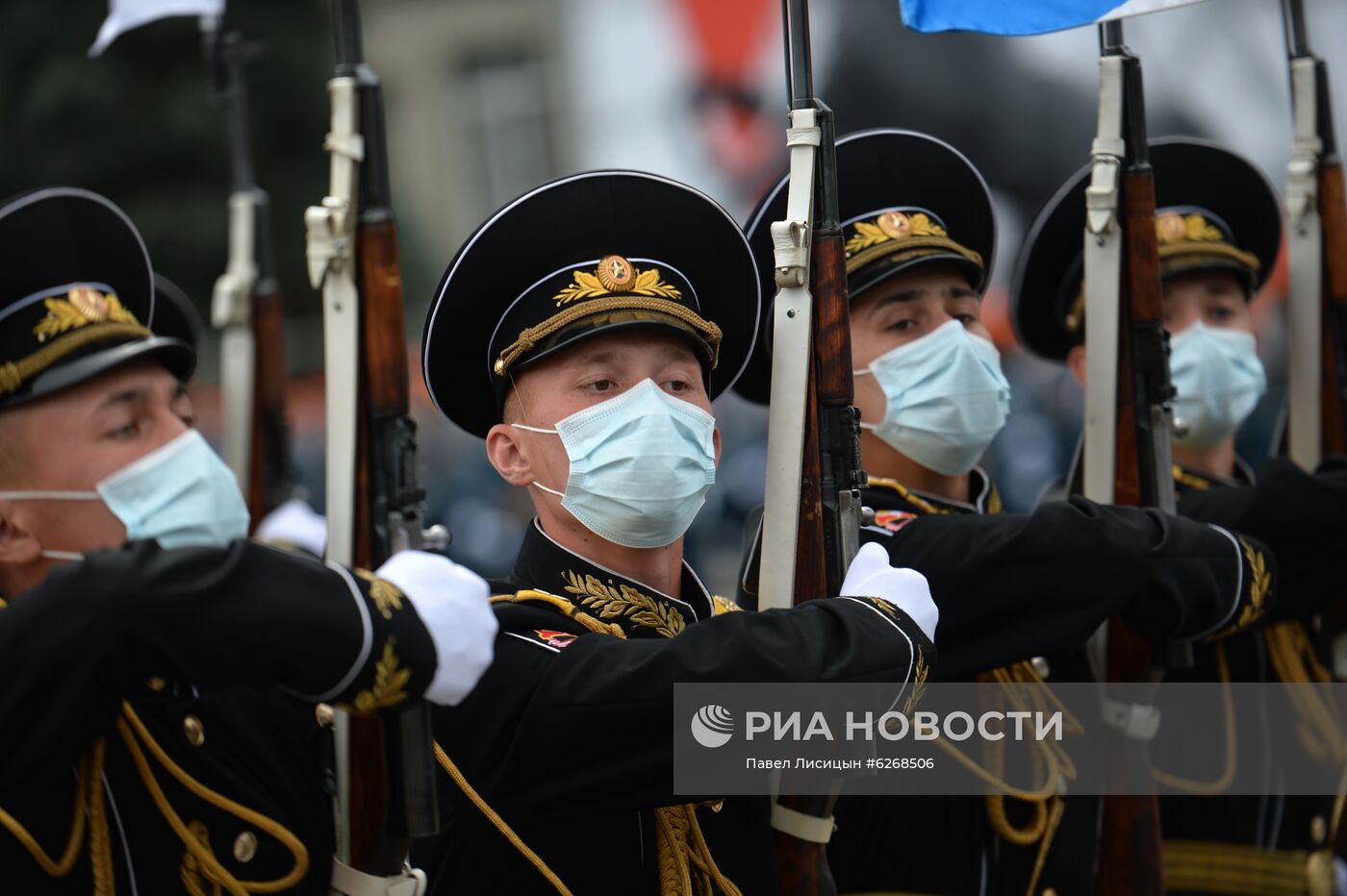 Генеральная репетиция парада Победы в городах России