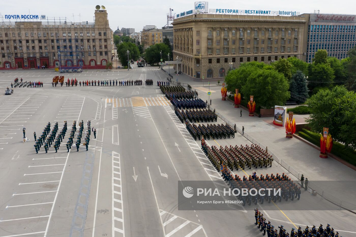 Генеральная репетиция парада Победы в городах России