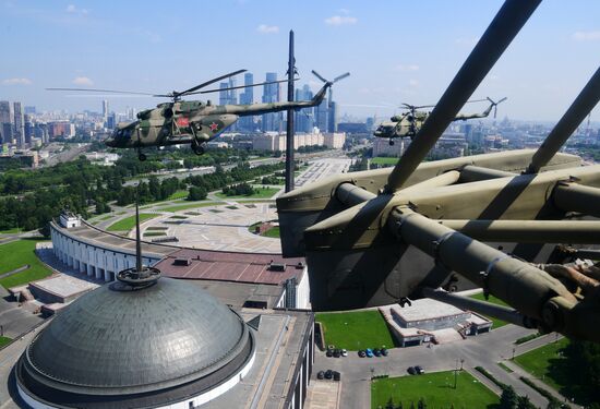 Генеральная репетиция парада Победы в Москве