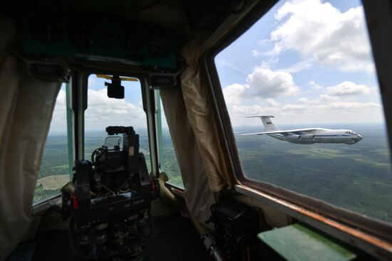 Генеральная репетиция парада Победы в Москве