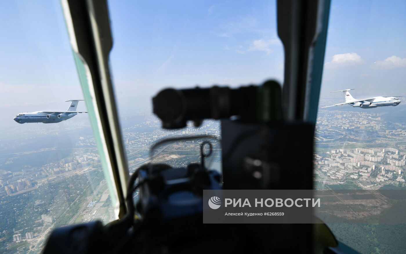 Генеральная репетиция парада Победы в Москве