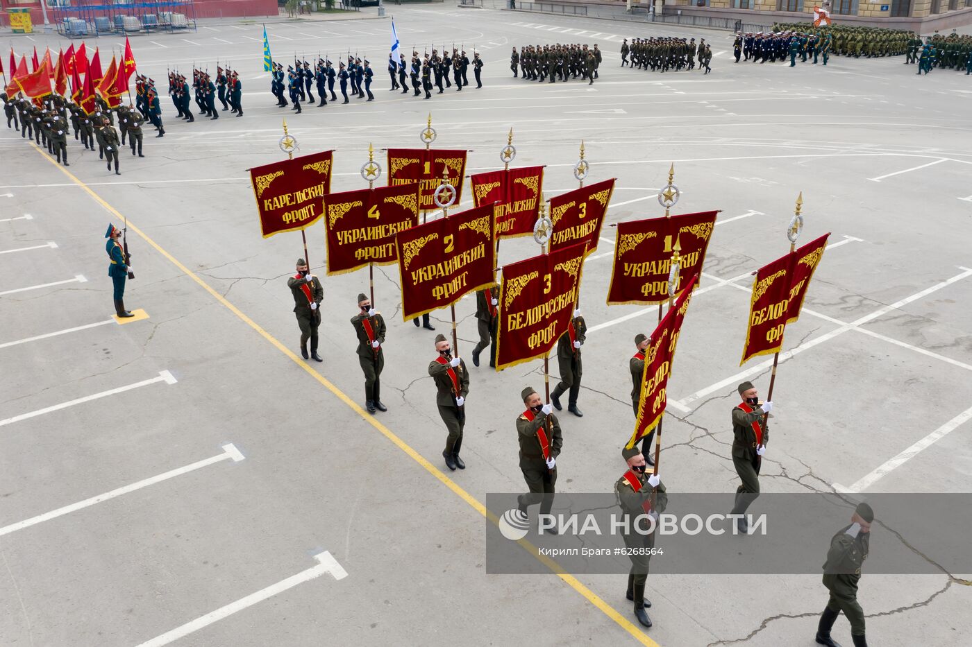 Генеральная репетиция парада Победы в городах России