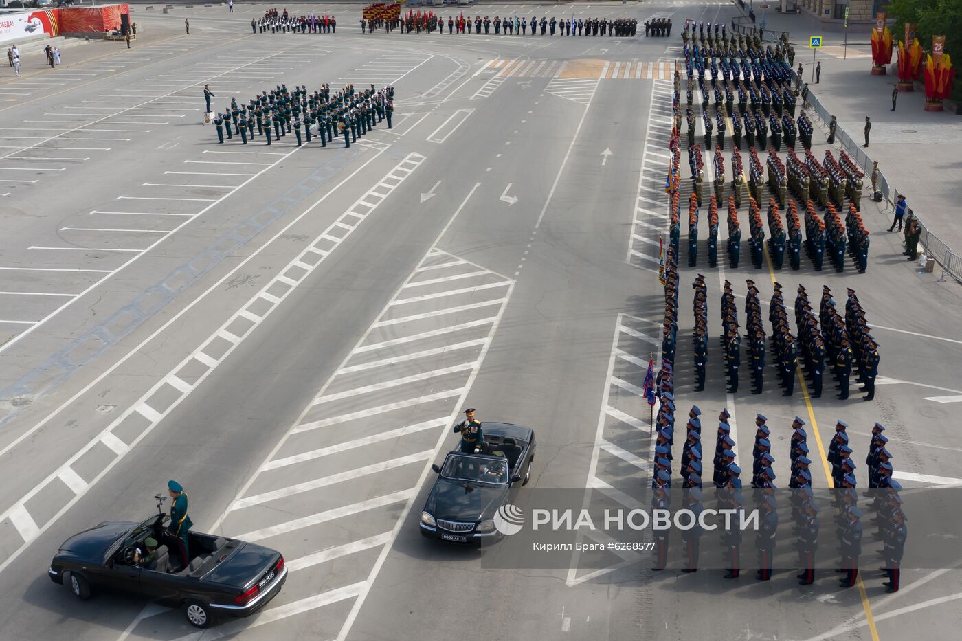 Генеральная репетиция парада Победы в городах России