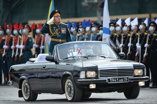 Генеральная репетиция парада Победы в городах России