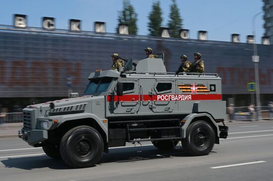 Генеральная репетиция парада Победы в Москве