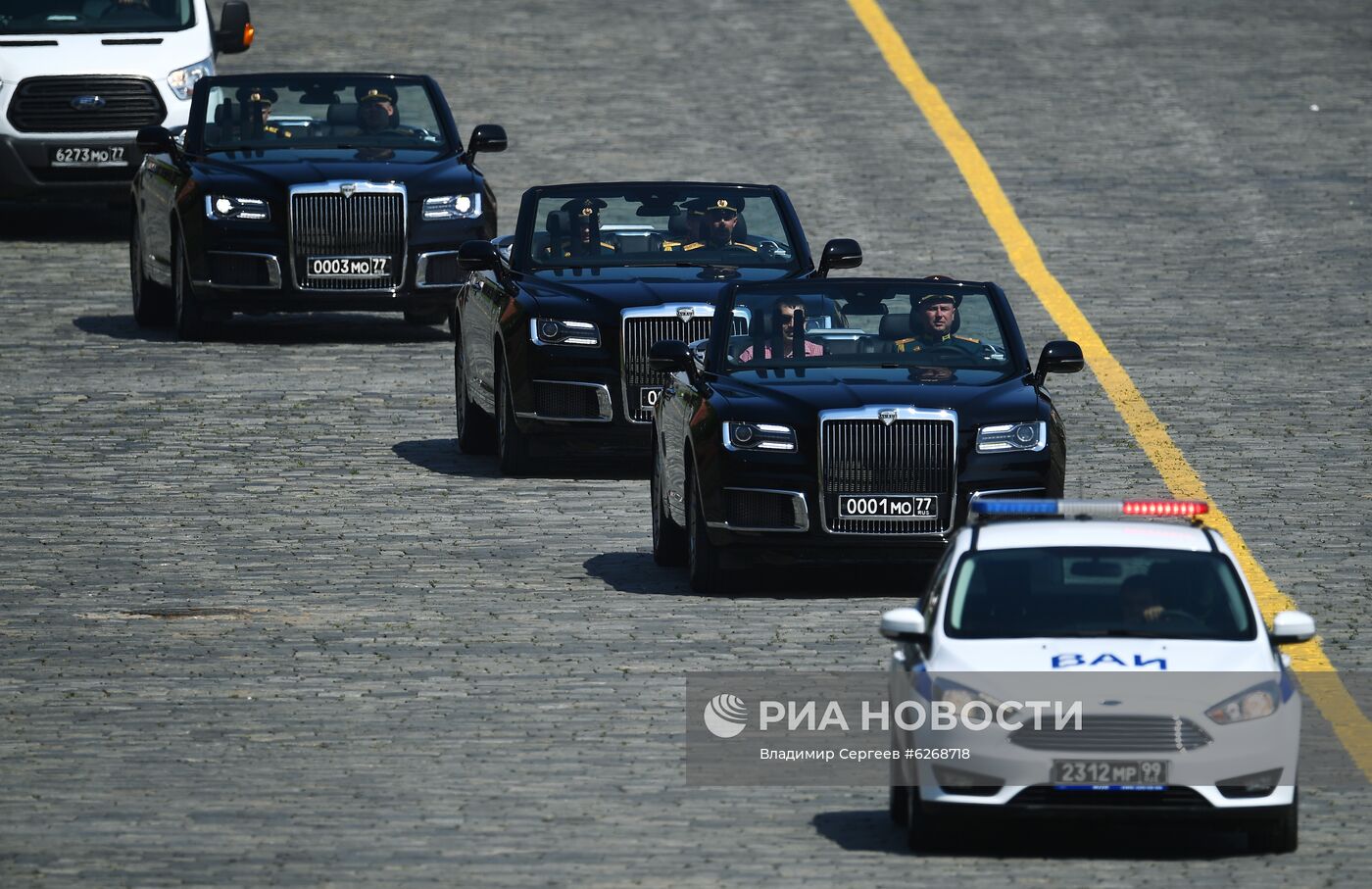Генеральная репетиция парада Победы в Москве