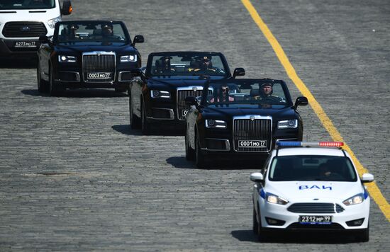 Генеральная репетиция парада Победы в Москве