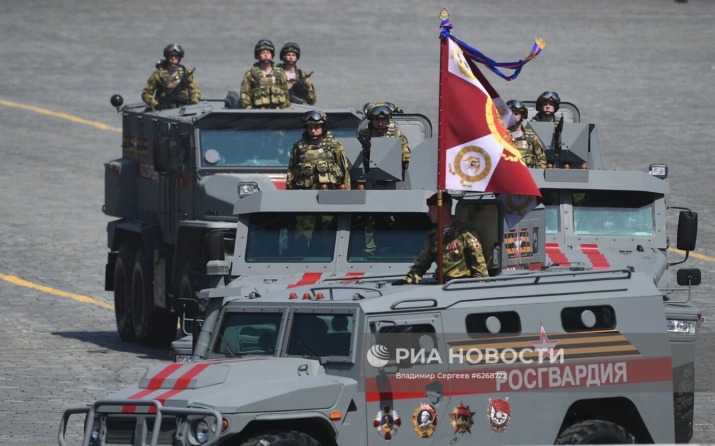 Генеральная репетиция парада Победы в Москве