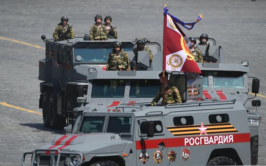 Генеральная репетиция парада Победы в Москве