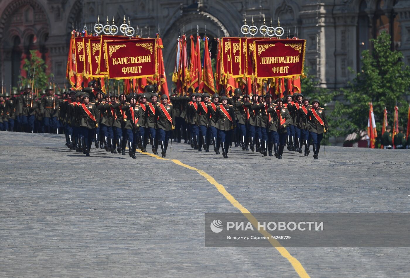 Генеральная репетиция парада Победы в Москве