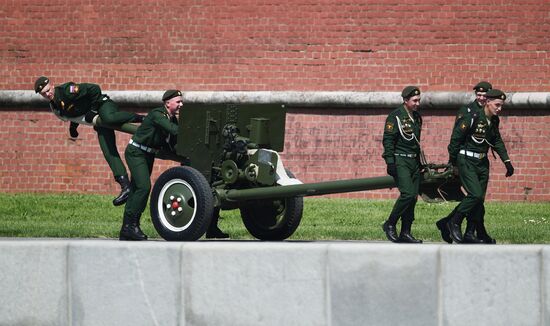 Генеральная репетиция парада Победы в Москве