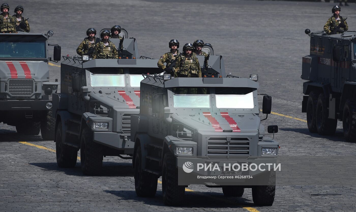 Генеральная репетиция парада Победы в Москве
