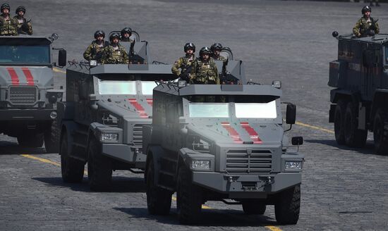 Генеральная репетиция парада Победы в Москве