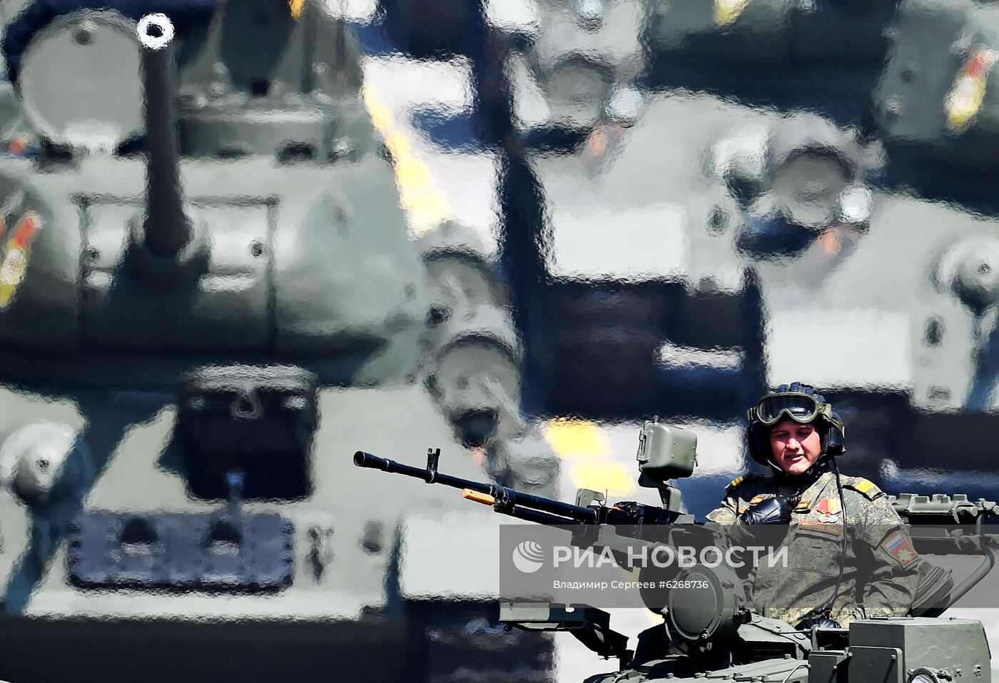 Генеральная репетиция парада Победы в Москве