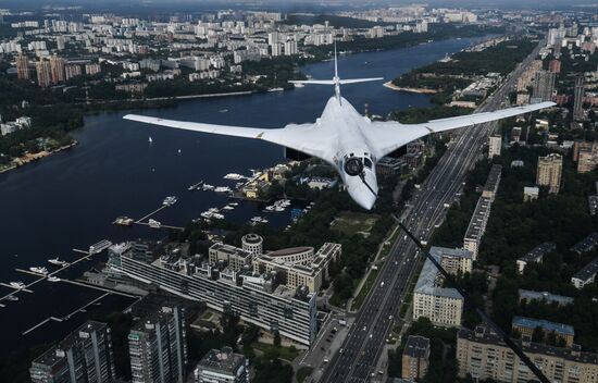 Генеральная репетиция парада Победы в Москве