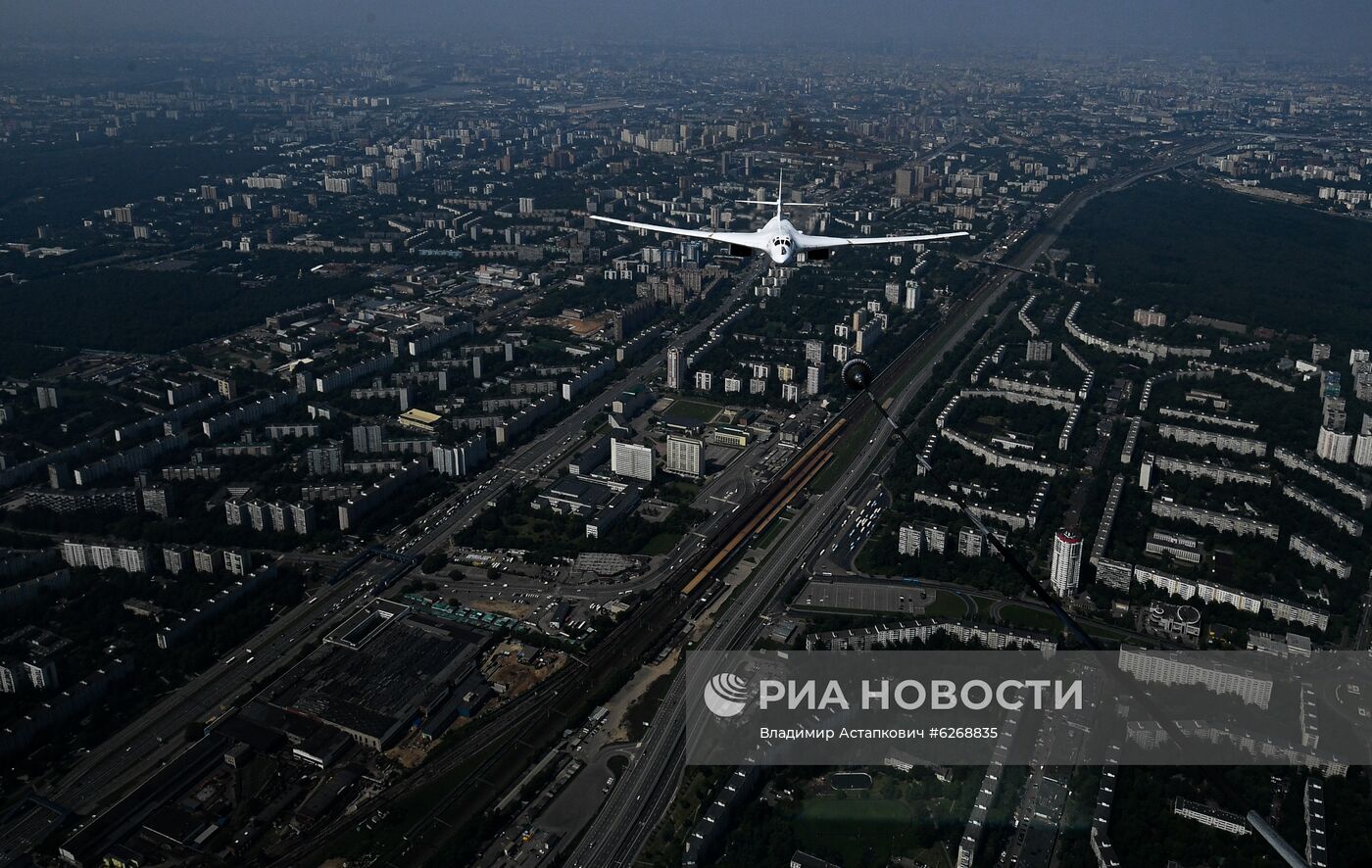 Генеральная репетиция парада Победы в Москве