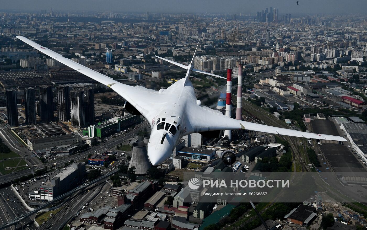 Генеральная репетиция парада Победы в Москве