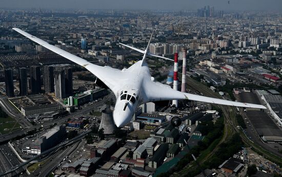 Генеральная репетиция парада Победы в Москве