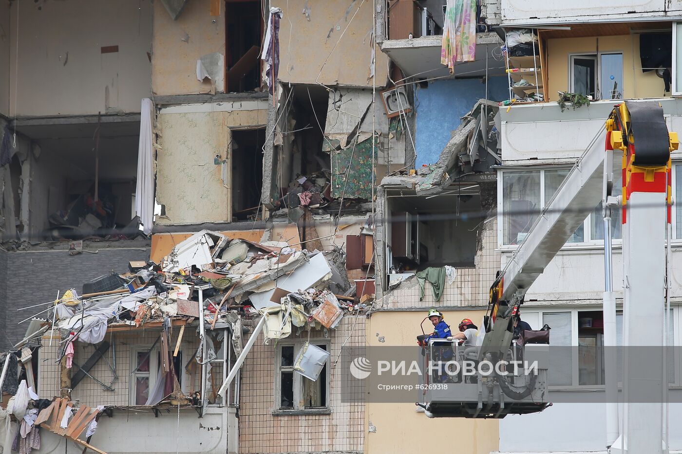 Взрыв газа в жилом доме в Киеве