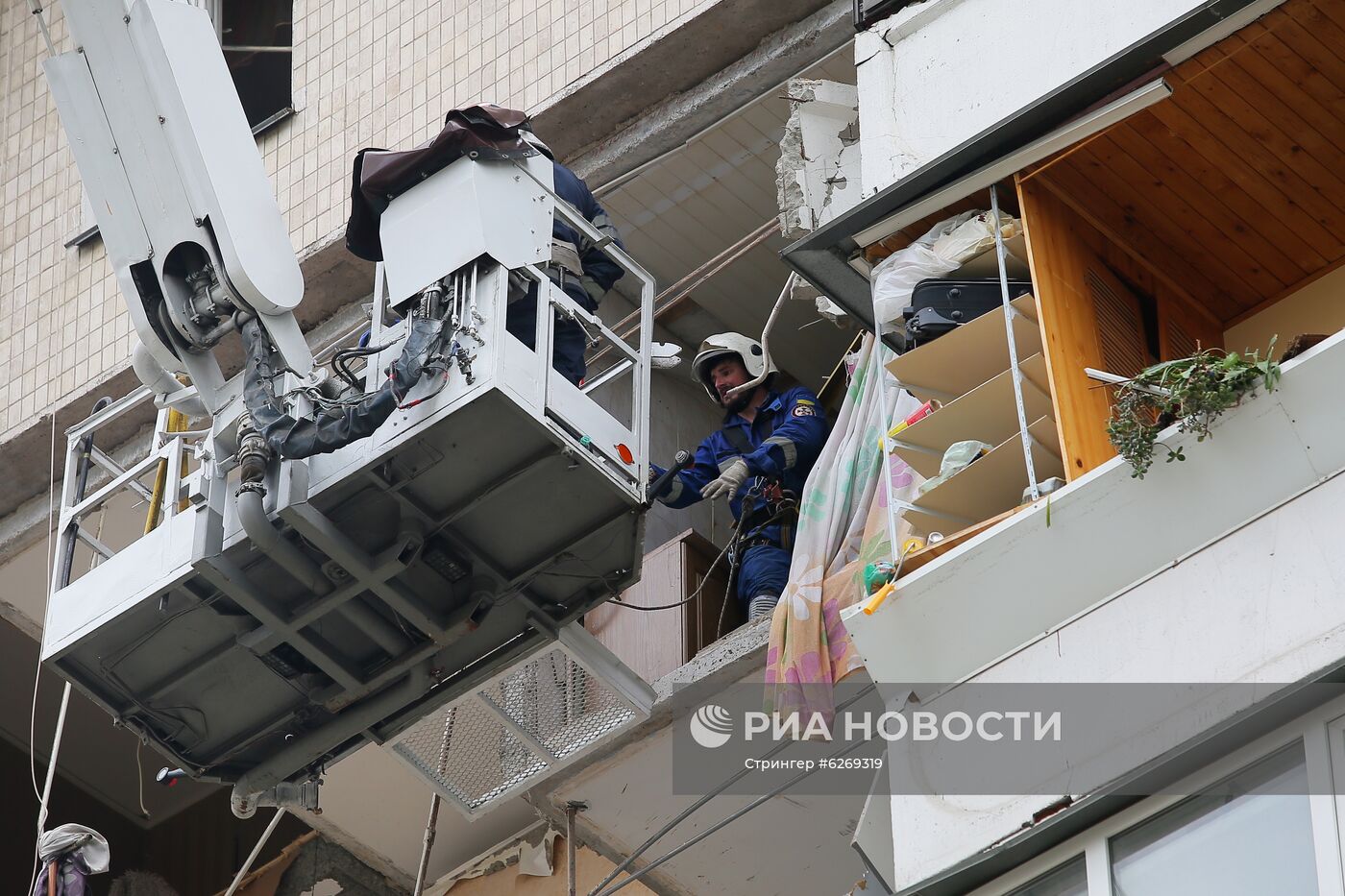 Взрыв газа в жилом доме в Киеве