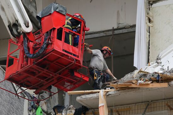 Взрыв газа в жилом доме в Киеве