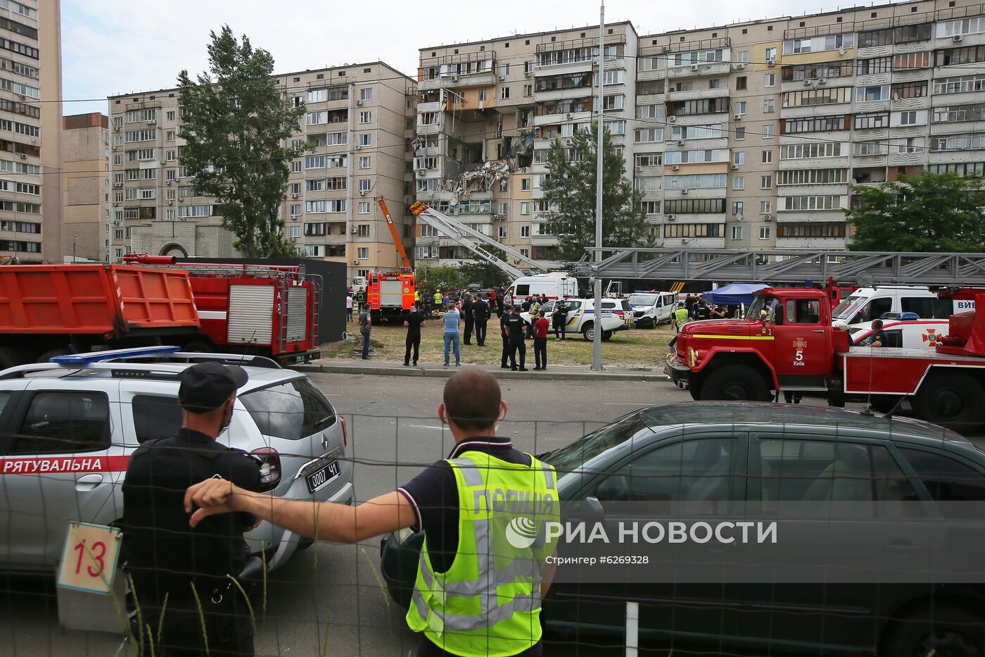 Взрыв газа в жилом доме в Киеве
