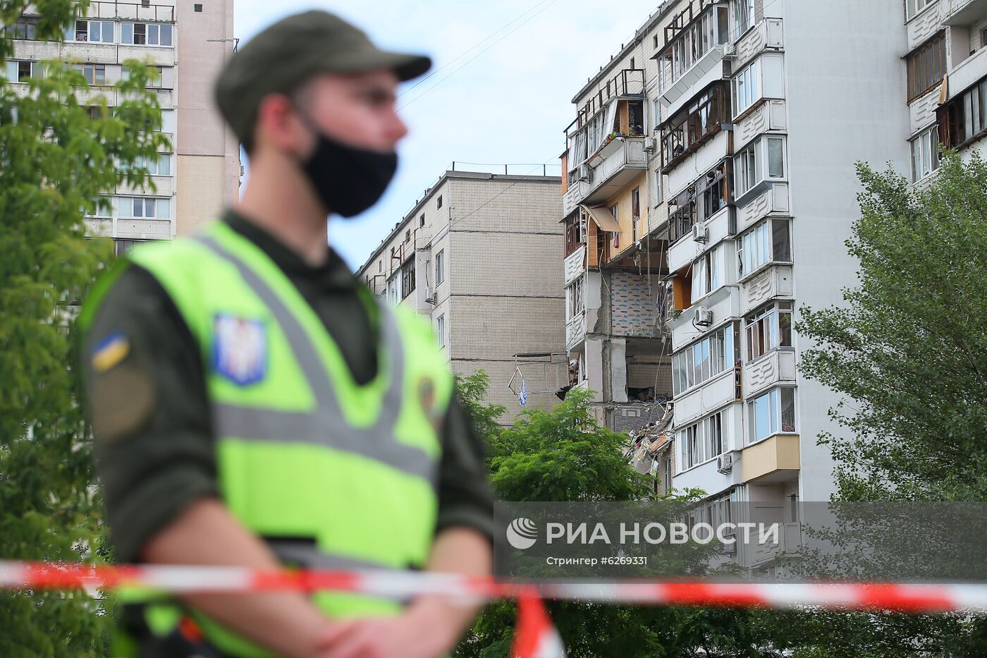 Взрыв газа в жилом доме в Киеве