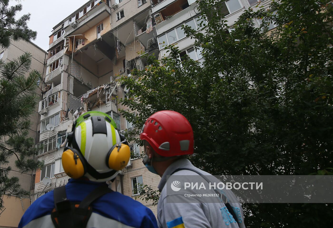 Взрыв газа в жилом доме в Киеве