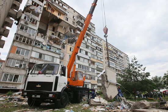 Взрыв газа в жилом доме в Киеве