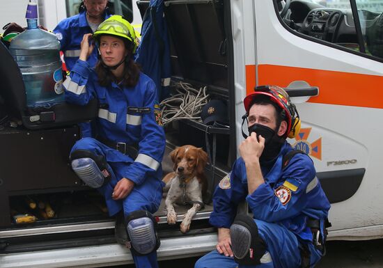 Взрыв газа в жилом доме в Киеве