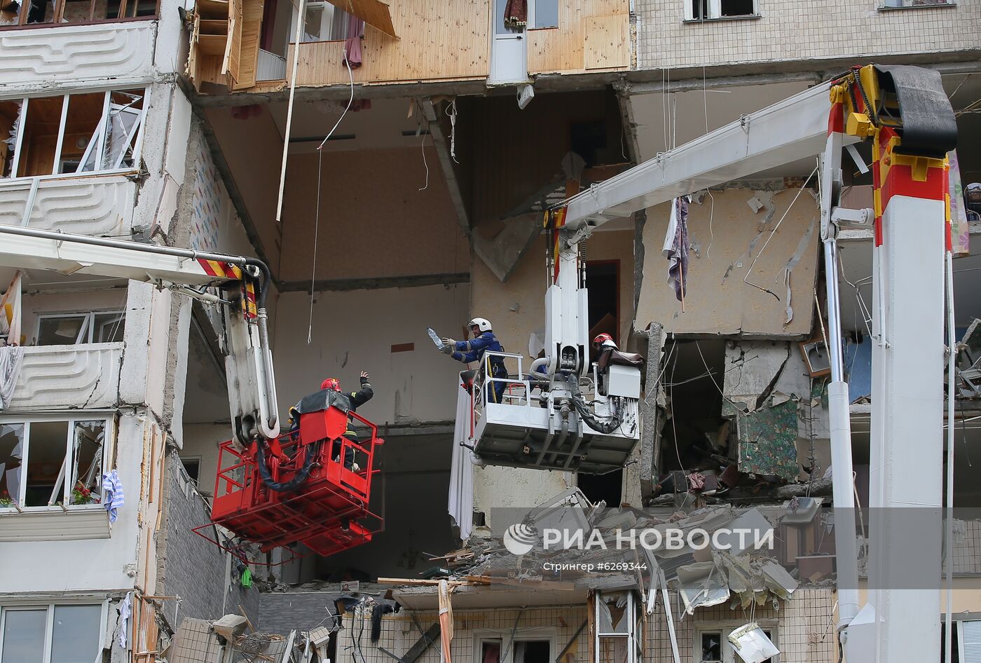 Взрыв газа в жилом доме в Киеве
