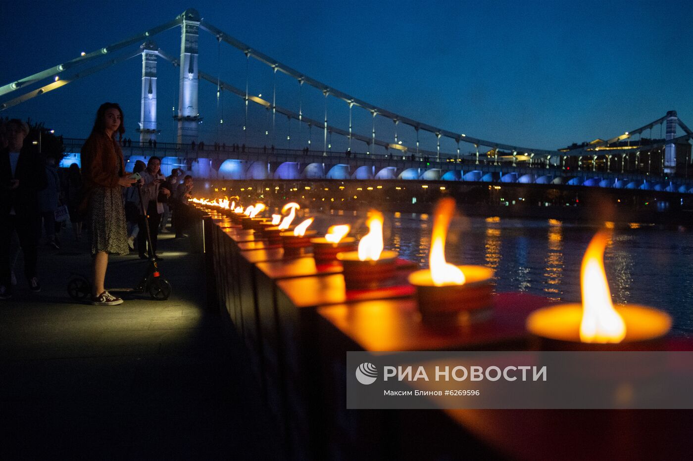 Акция "Линия памяти" в Москве