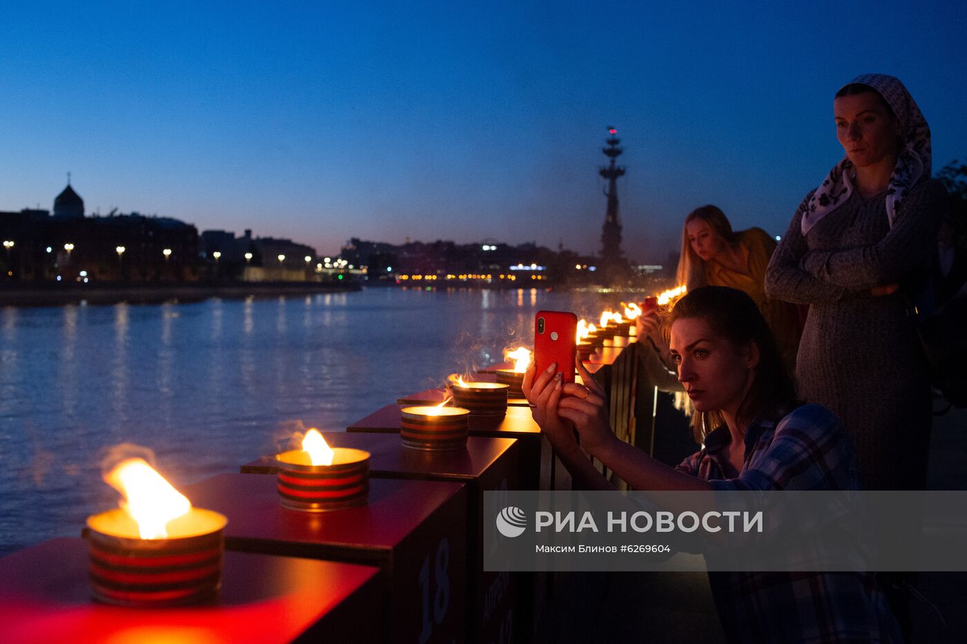 Акция "Линия памяти" в Москве 