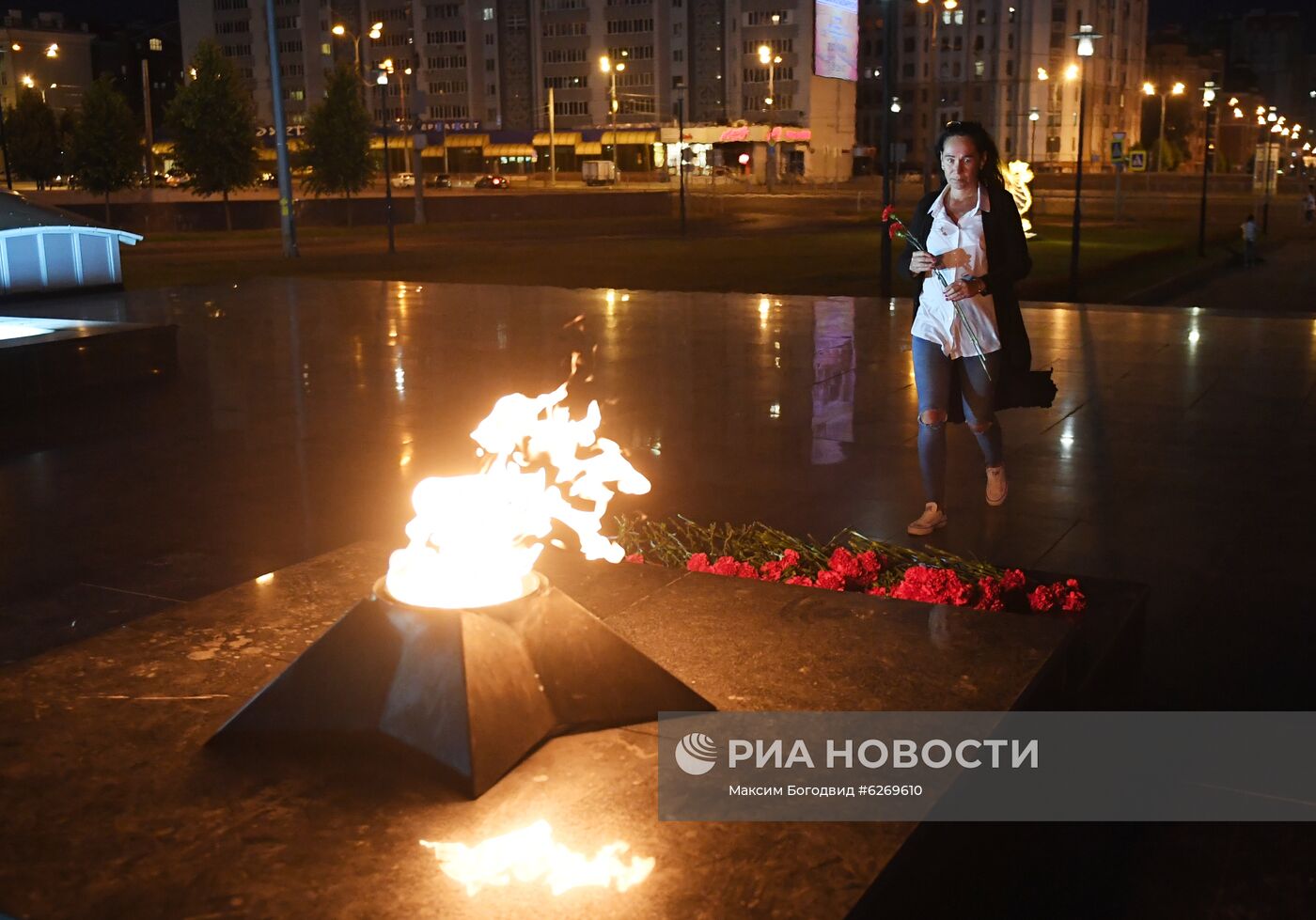 Акция "Свеча памяти" в Казани