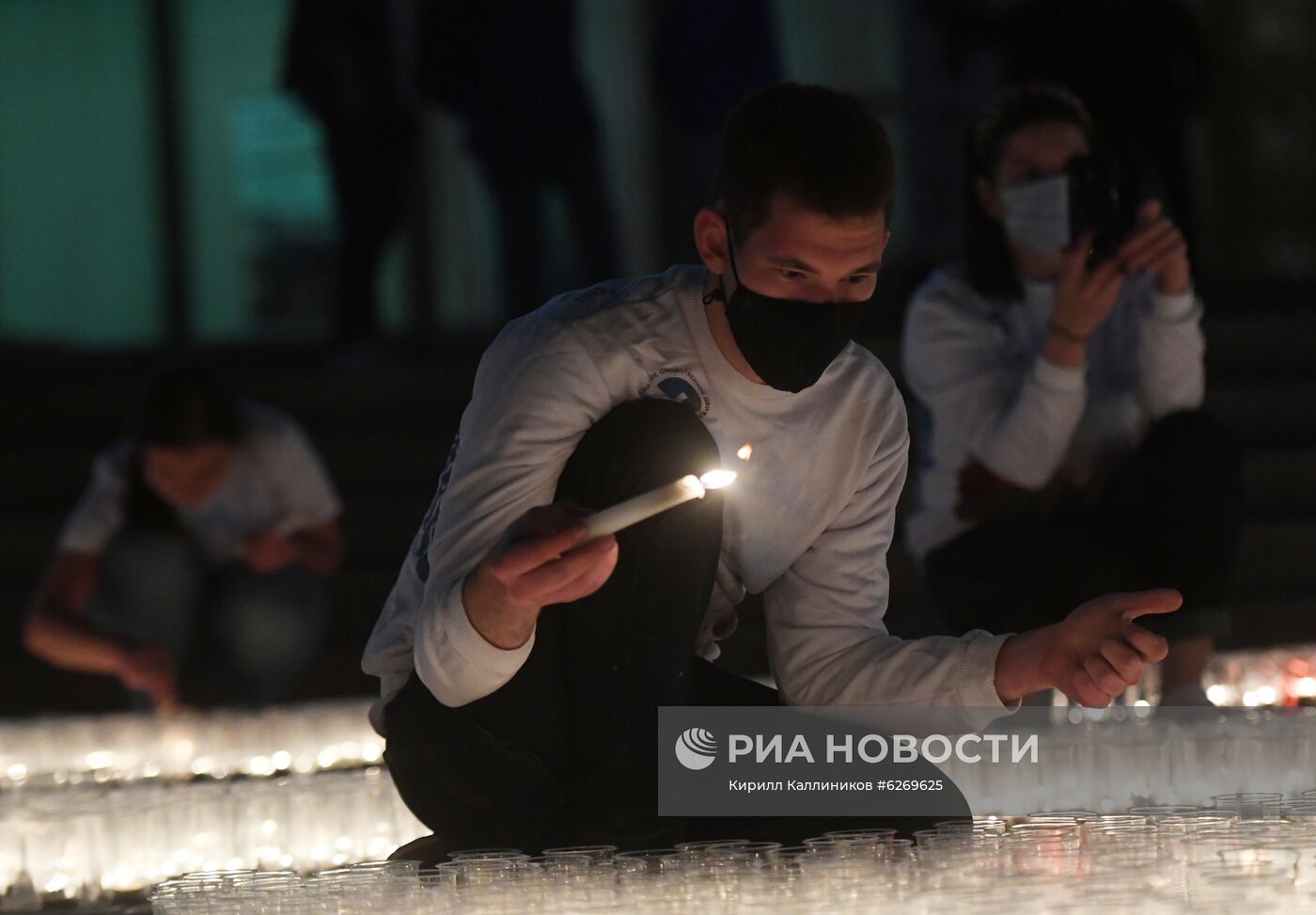 Акция "Свеча памяти" в Москве