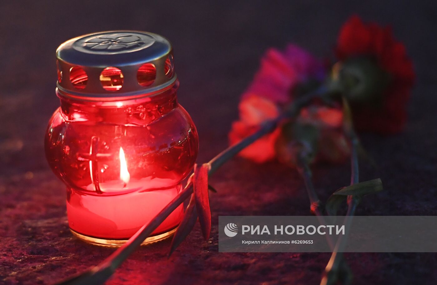 Акция "Свеча памяти" в Москве