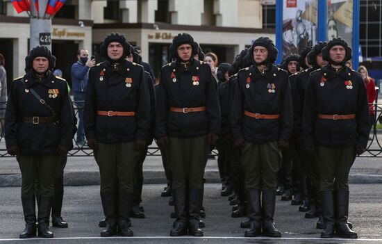 Генеральная репетиция парада Победы в Мурманске