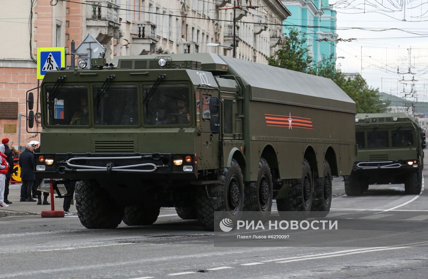 Генеральная репетиция парада Победы в Мурманске