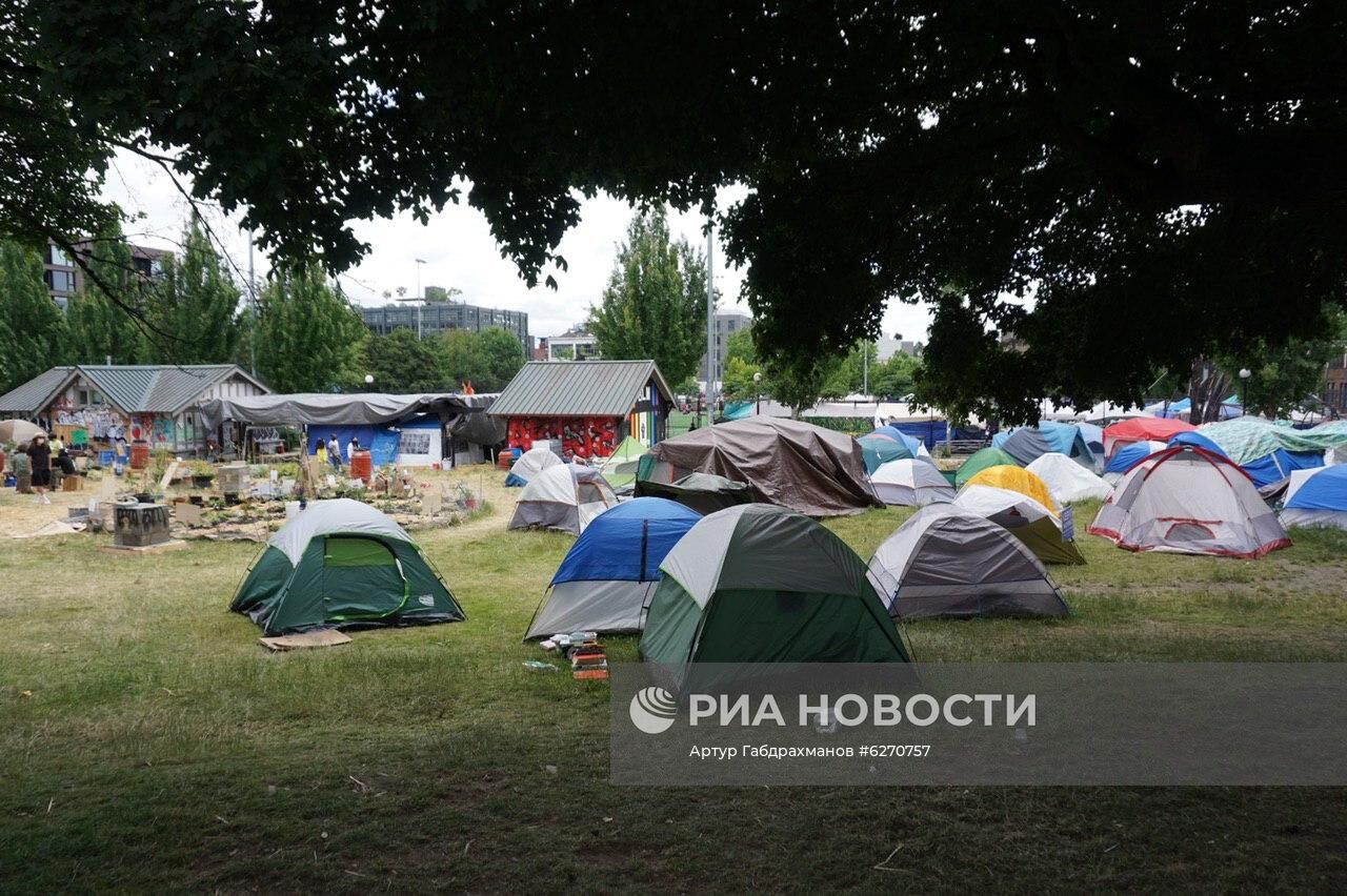Протесты в Сиэтле