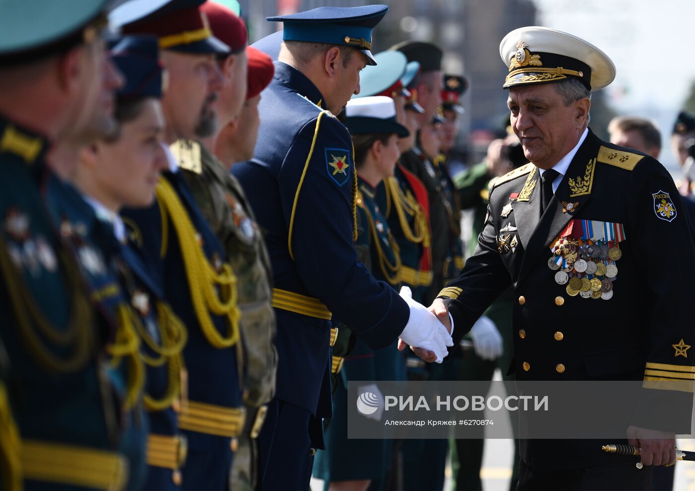 Военный парад в городах России в ознаменование 75-летия Победы