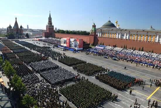 Военный парад в ознаменование 75-летия Победы