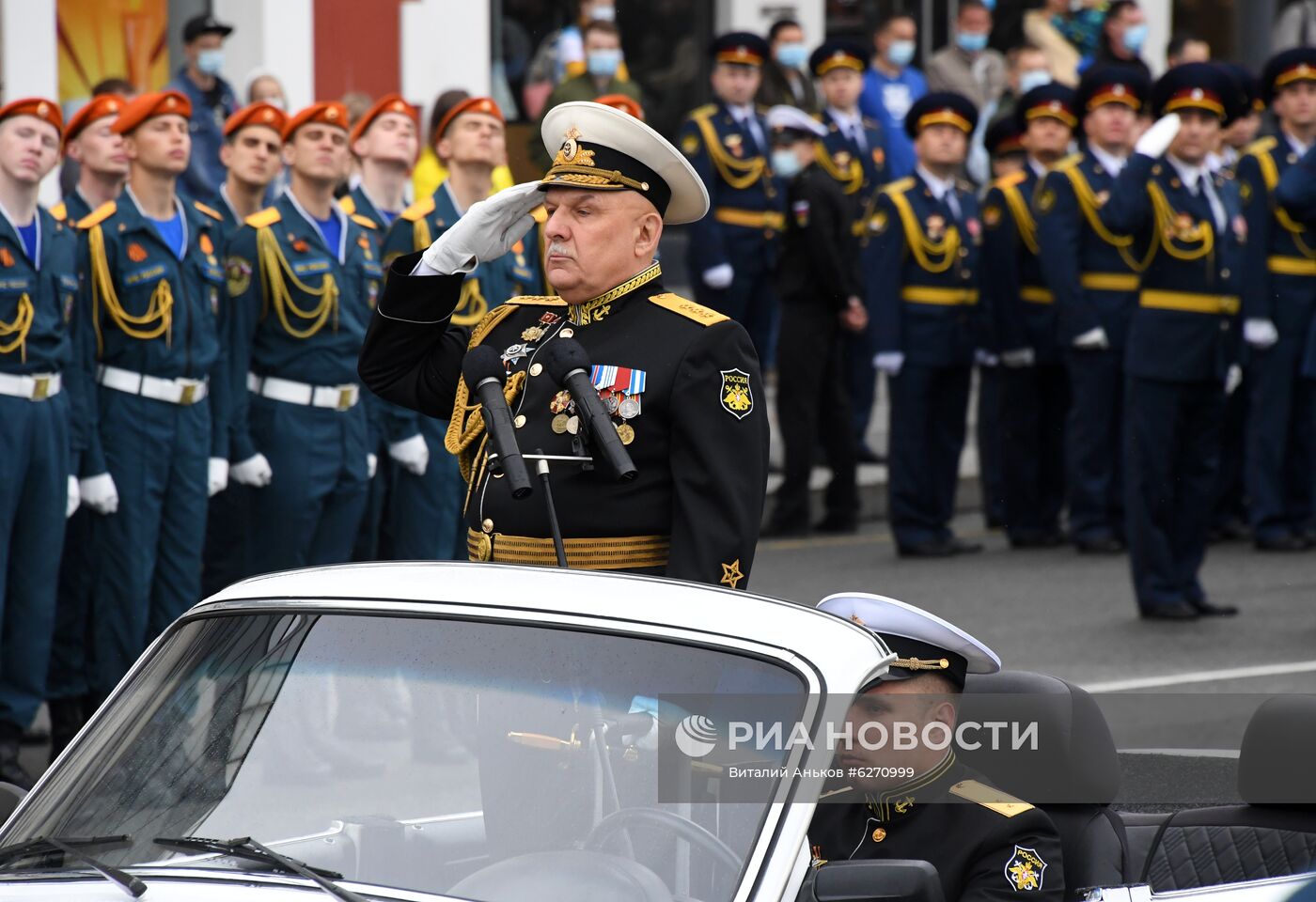 Военный парад в городах России в ознаменование 75-летия Победы